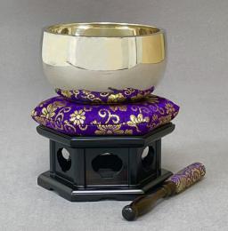 銀925製りん 4.5寸(口径13.5cm) 日本製 鳴物・仏具・供養