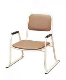 積重ね型 スチールパイプ椅子 座高30cm (肘掛付) 日本製