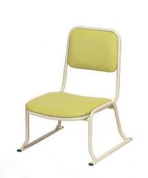 積重ね型 アルミパイプ椅子 座高26cm (背板付) 日本製