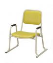 積重ね型 アルミパイプ椅子 座高30cm (肘掛付) 日本製